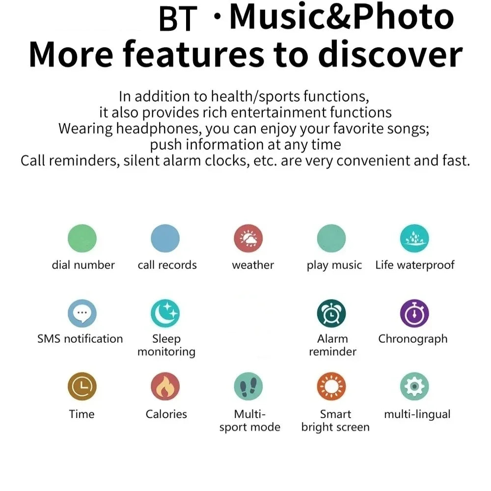 2025 New Smartwatch For Men Android IOS Phone